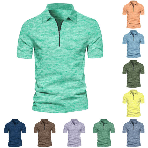 Stand Out with our Men's Short-Sleeved Stripe Tie Dyed Shirt