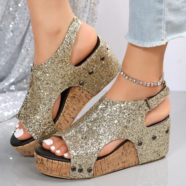 Chunky Wedge Sandals
