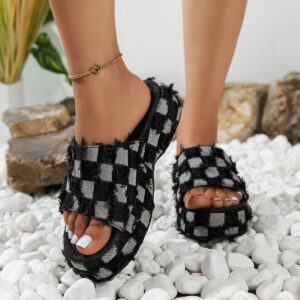 Stay Comfortable and Stylish in Denim Sandals for Women