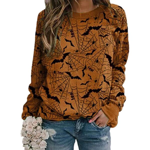 Sweater with Bat Print