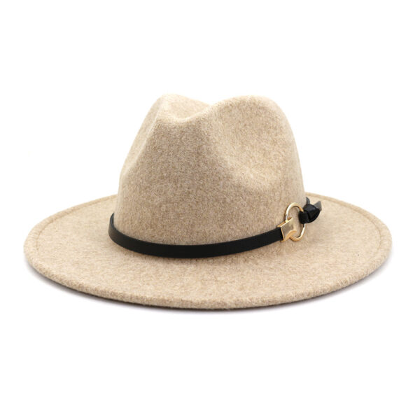 The Classic Unisex Wool Fedora Hat - Image 4