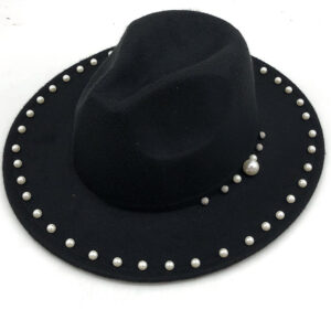 Timeless Unisex Pearl Cashmere Fedora Hat
