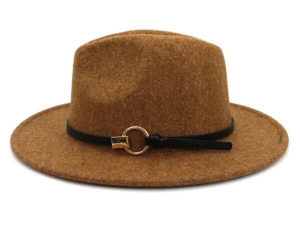 The Classic Unisex Wool Fedora Hat - Image 3