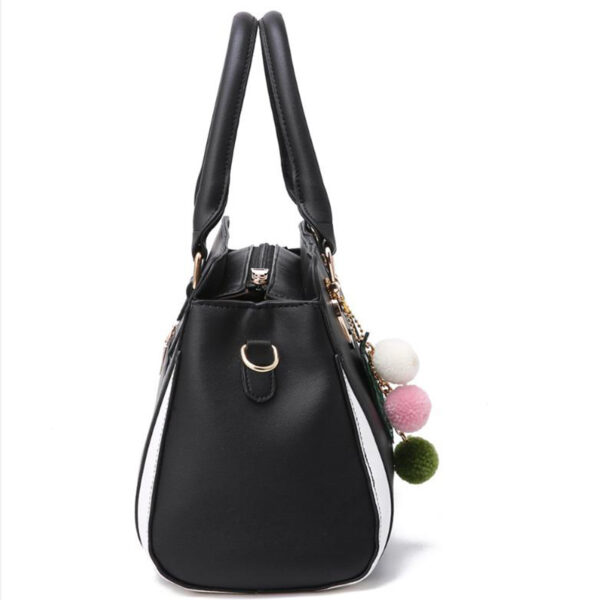 Women's PU Leather Shoulder Bag Handbag with Square Patterned Elegance - Image 7