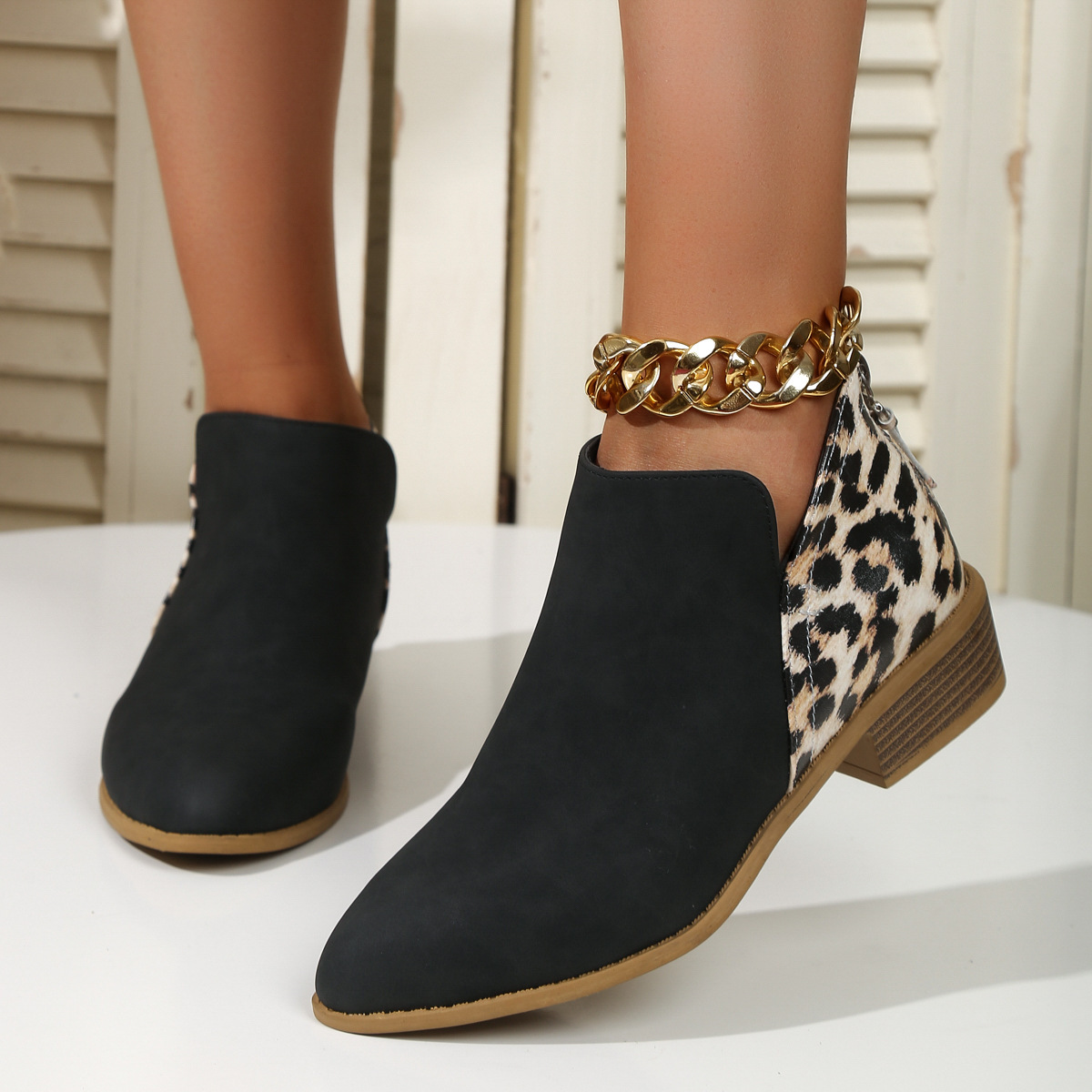 Leopard Print Heels