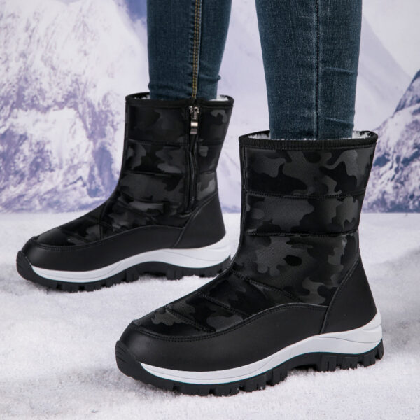 Women's Winter Ankle Boots with Thickened Plush Velvet - Image 4