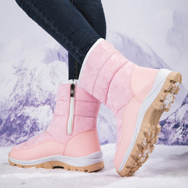 Women's Winter Ankle Boots with Thickened Plush Velvet - Image 2
