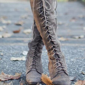 Women’s Stylish High Leg Rivet Boots