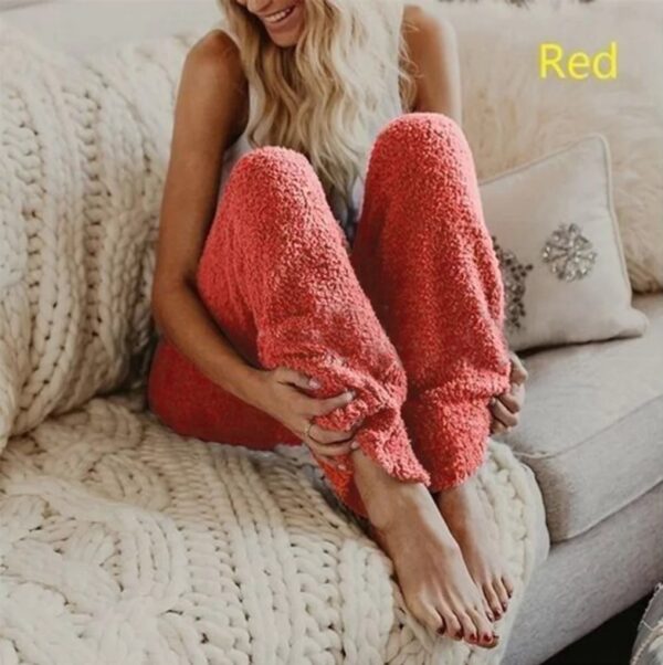 Stay Snug with Women's Winter Velvet Fleece Pants - Image 6