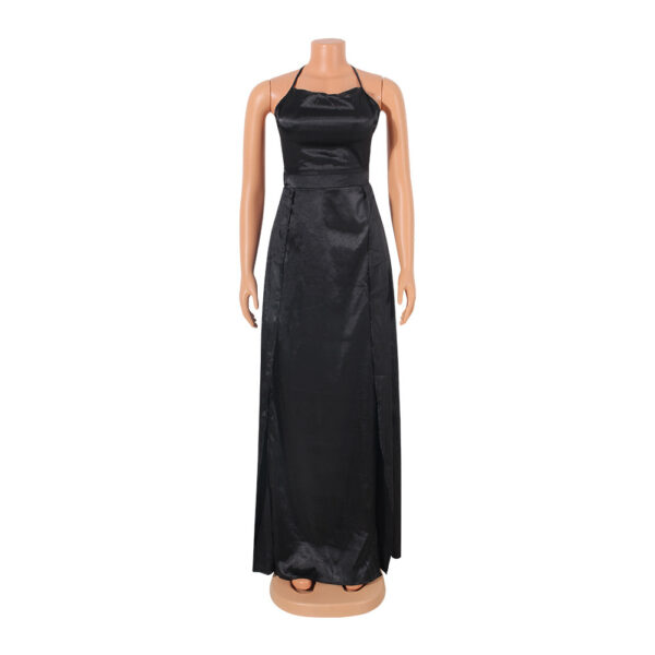 Stylish Sling Backless Split Dress for Women - Image 6