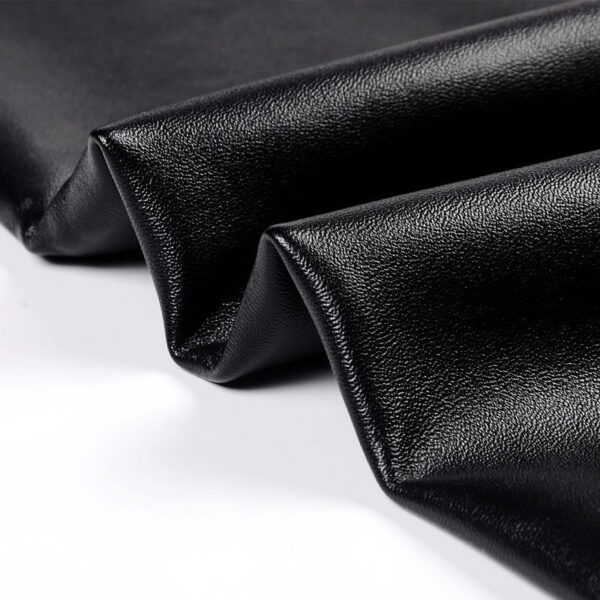 Women's Stylish PU Leather Shaper Leggings - Image 4