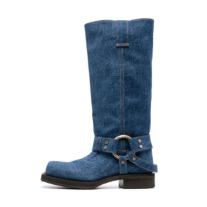 Women’s High Leg Denim Boots