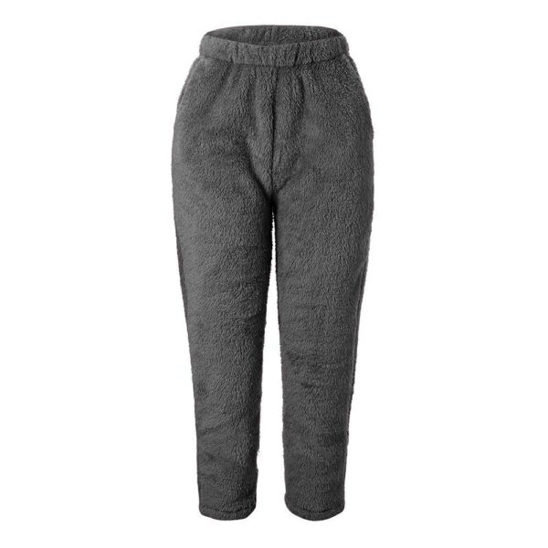 Stay Snug with Women's Winter Velvet Fleece Pants - Image 9
