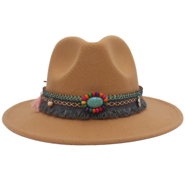 Western Cowboy Hat with Ethnically Inspired Gem Accents - Image 10