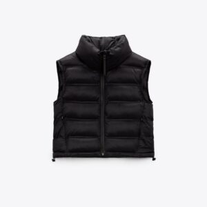 Women’s Sleeveless Cotton Puffer Vest