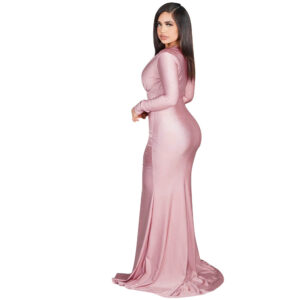 Women’s Elegant Swing Split Fishtail Dress