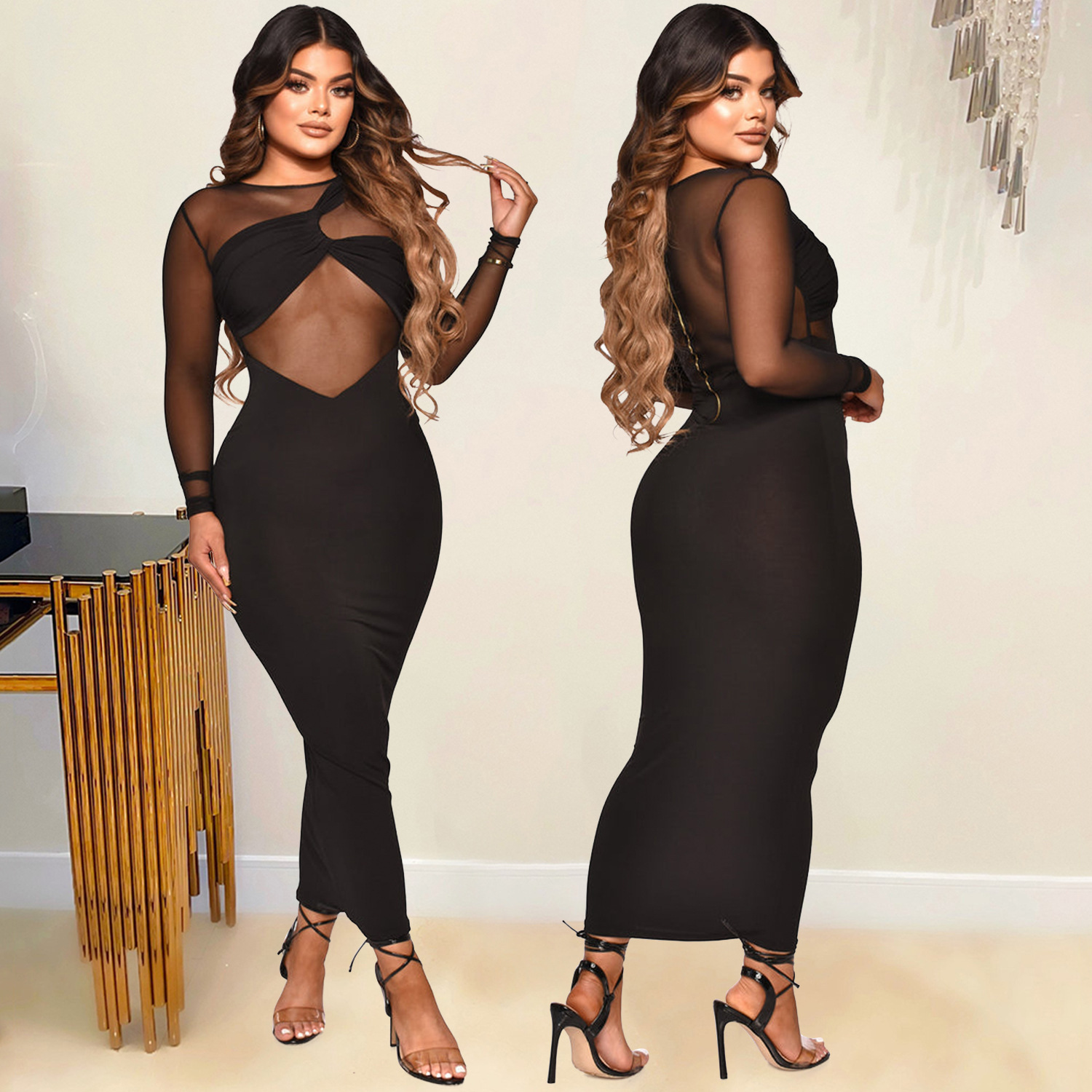 Sheer Silk Dress