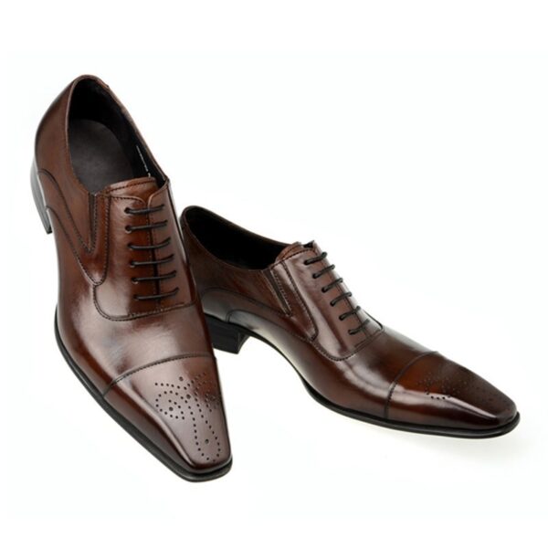 Men's Fashionable Square Toe Shoes - Image 3