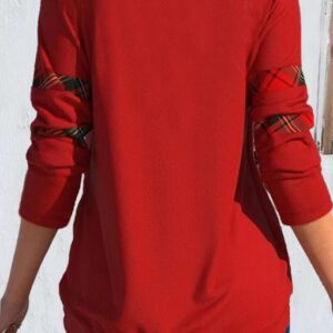 Women’s Drop Collar Top with Pleated Illusion