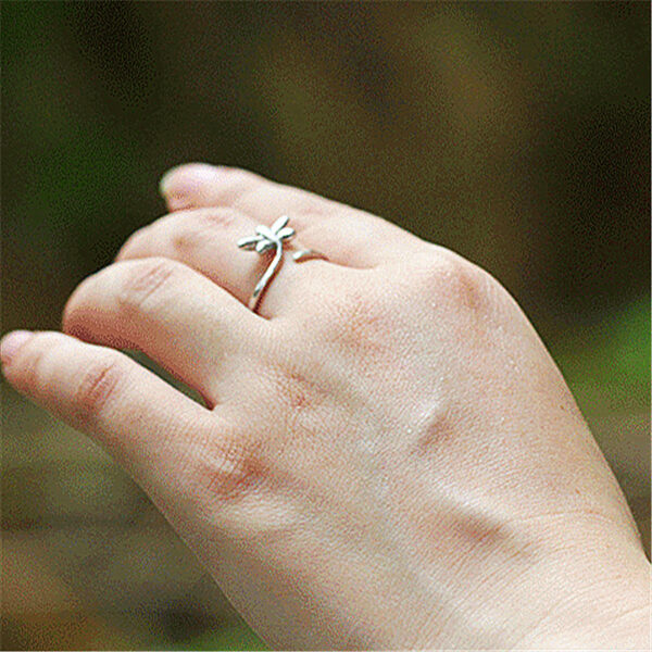 Silver Plated Dragonfly Ring - Image 3