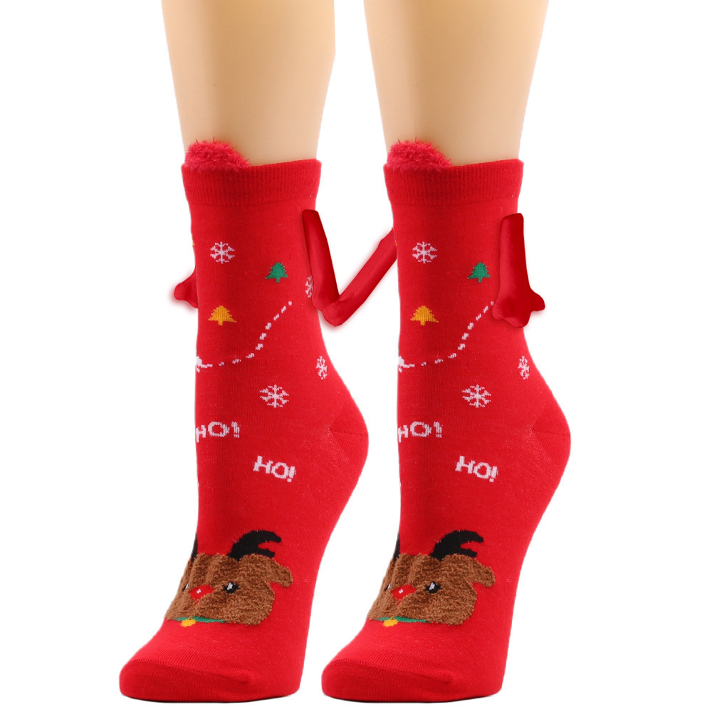 Socks with Magnetic Handles