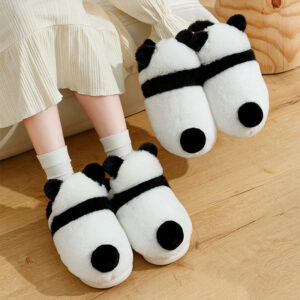 Women’s Panda Plush Slippers