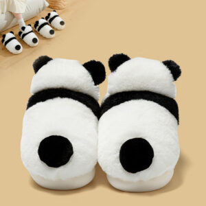 Women’s Panda Plush Slippers