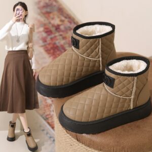 Women’s Thickened Fleece Plus Size Winter Boots