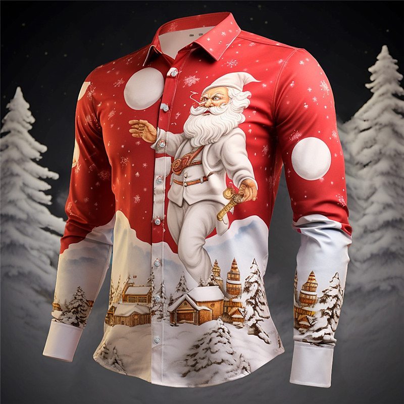 Shirt with Santa Claus