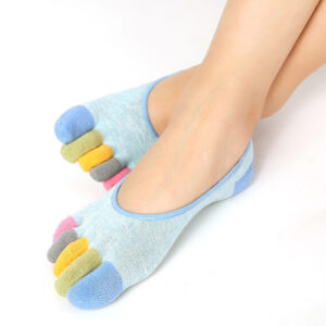 Women’s Silicone Grip Five Toe Socks