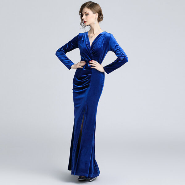 Velvet Evening Dress