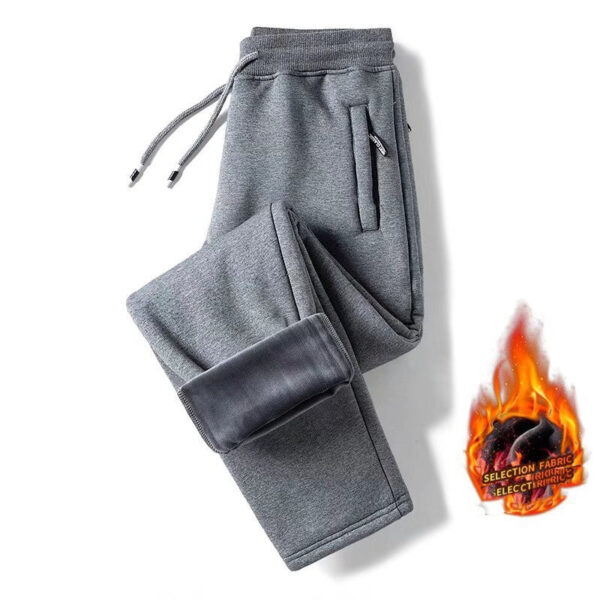 Men's Winter Sweatpants with Lamb Cashmere – Thickened for Extra Warmth - Image 4