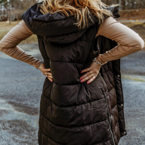 Women’s Hooded Long Vest