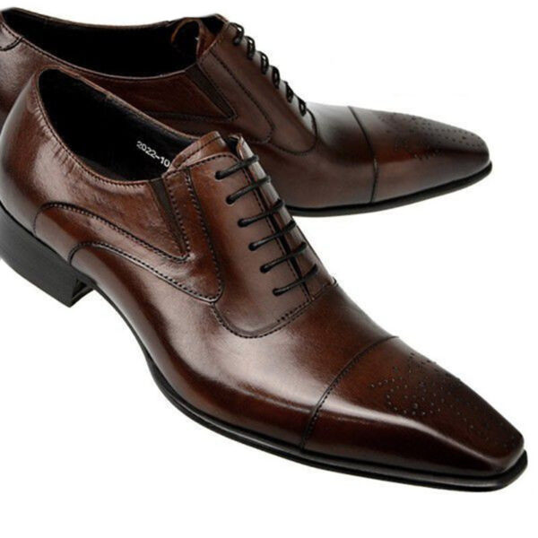 Men's Fashionable Square Toe Shoes - Image 6
