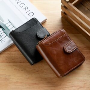 Men’s Short Wallet with Many Card Slots