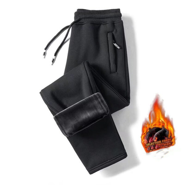 Men's Winter Sweatpants with Lamb Cashmere – Thickened for Extra Warmth - Image 2