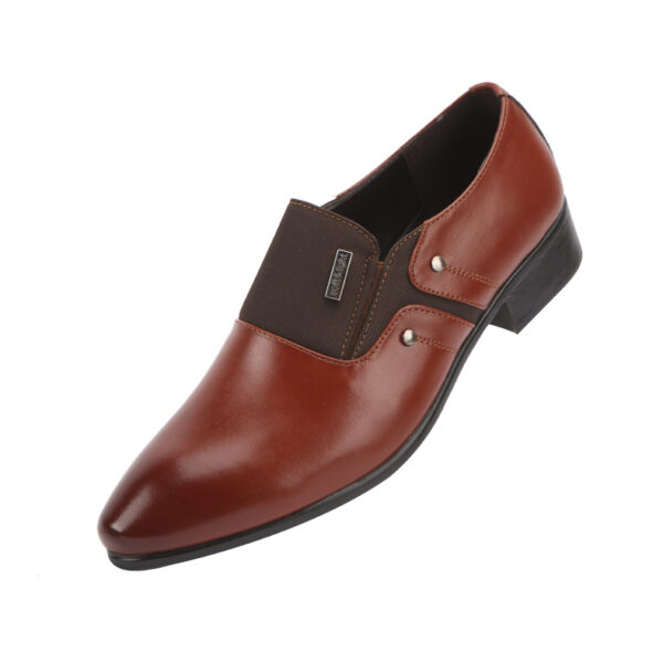 Men's Pointed Toe Fashionable Leather Shoes - Image 2