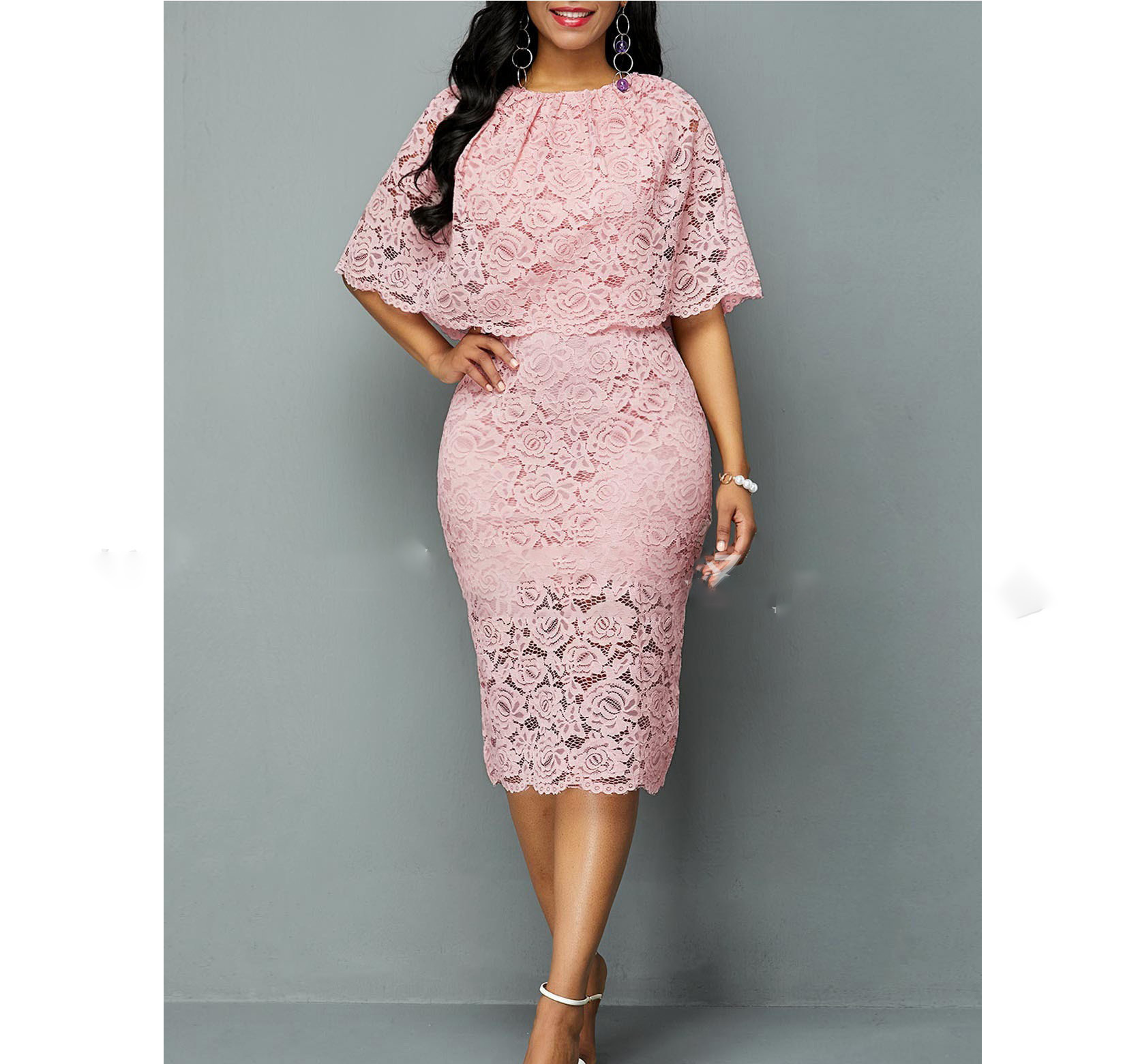 Plus Size Midi Dress