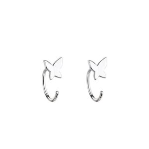 925 Sterling Silver Butterfly Earrings for Women