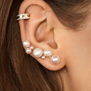 Special Shaped Stud Pearl Earrings for Women