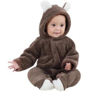Irresistibly Cute Winter Romper for Babies