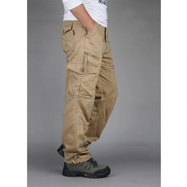 Men's Cargo Pants – Combat-Style Cotton Work Trousers with Multi-Pockets - Image 5