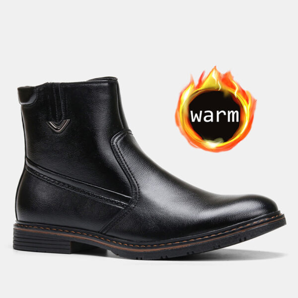 Men's Waterproof and Fleece Lined Winter Boots - Image 2