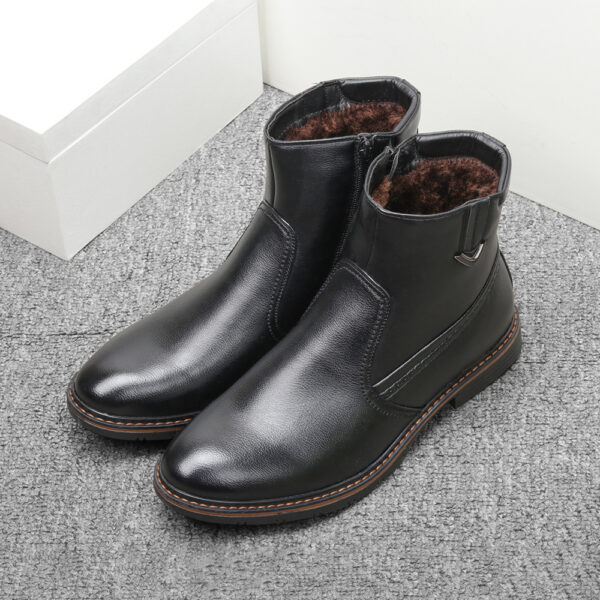 Men's Waterproof and Fleece Lined Winter Boots - Image 6
