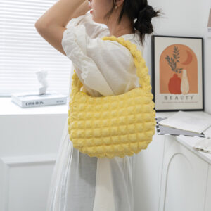 Women’s Puffer Bag – Chic Bubble Hobo Design for a Modern Look