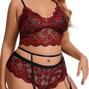 Women’s Satin Lace Bra Set with Perfectly Matching Panties
