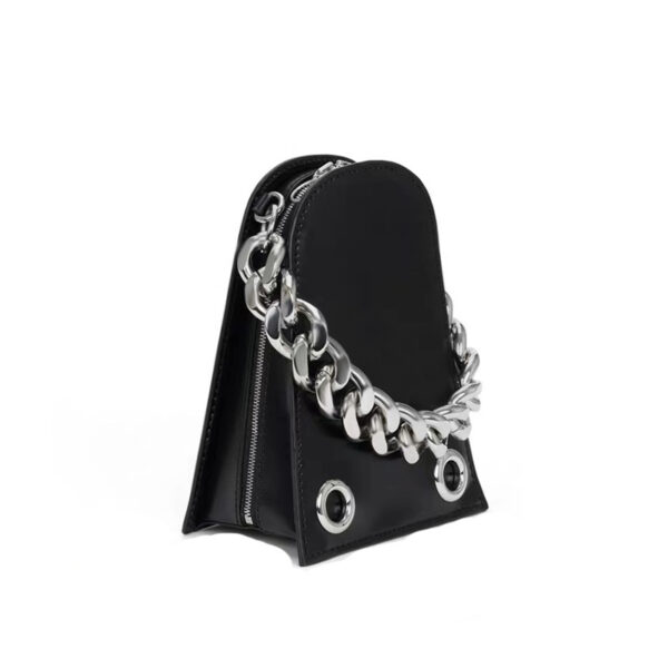 Niche Designer Thick Double Chain Mobile Phone Bag - Image 2