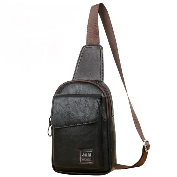 Retro PU Leather Shoulder Bag for Men - Image 7