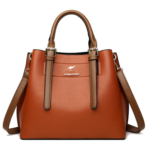 Handbag Three-Layer Large Bag Women's Casual Women's Single Shoulder Bag - Image 5