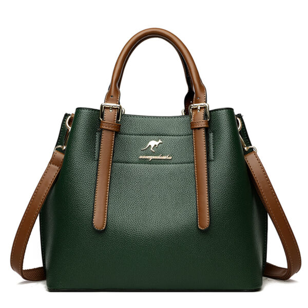 Handbag Three-Layer Large Bag Women's Casual Women's Single Shoulder Bag - Image 2